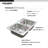 Glowtone 33'' L Double Bowl Stainless Steel Kitchen Sink