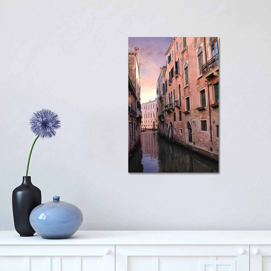 Venice Canal by Florian Olbrechts - Wrapped Canvas Photograph