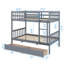 Twin-Over-Twin Bunk Bed With 2 Drawers Transformable Into 2 Twin Beds-47029626