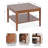 Ardentown Transitional Two-Tiered Square Coffee Table-625619192