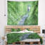 Tapisserie de paysage marchant dans un tunnel-28490966