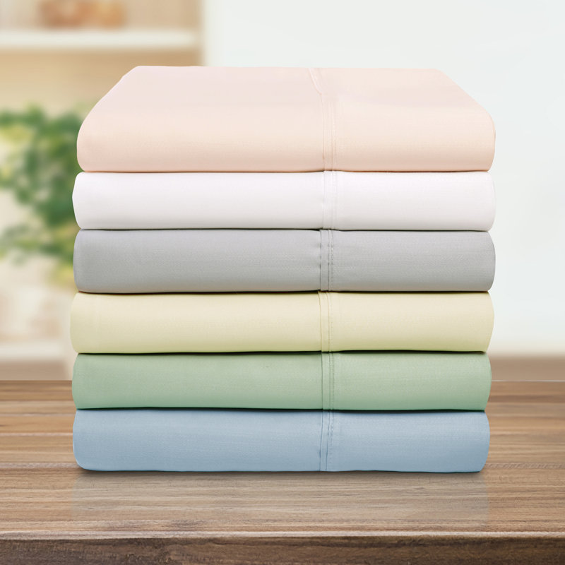 Larksville Tencel Polyester Blend 1000 Thread Count Sheet Set, White, Queen