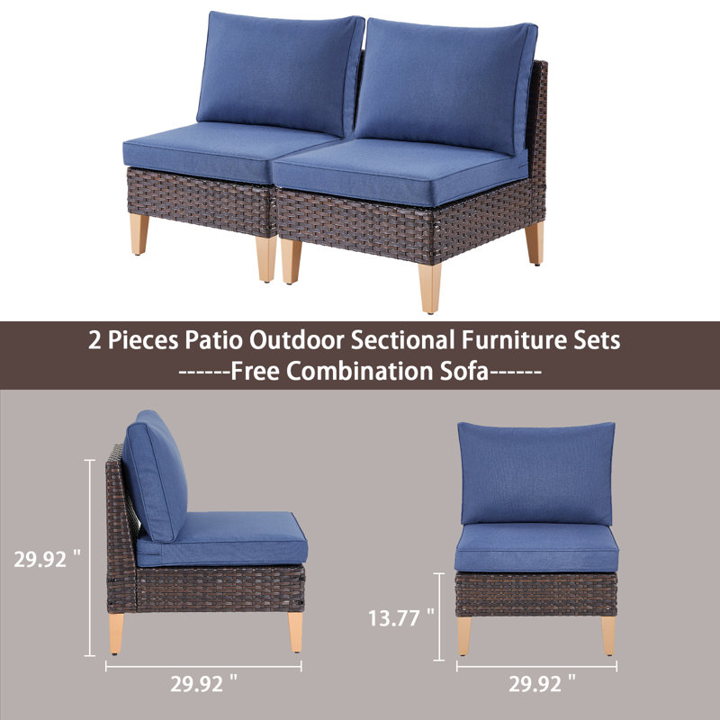 Tuule Outdoor Lounge Chair, Blue