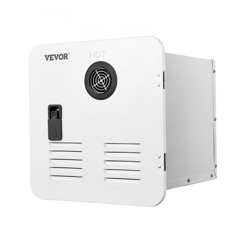 Chauffe-eau sans réservoir pour véhicule récréatif, douche instantanée avec porte blanche de 15 po x 15 po et télécommande, eau chaude de 55 000 BTU à performance optimisée, idéale pour une utilisation quotidienne en famille