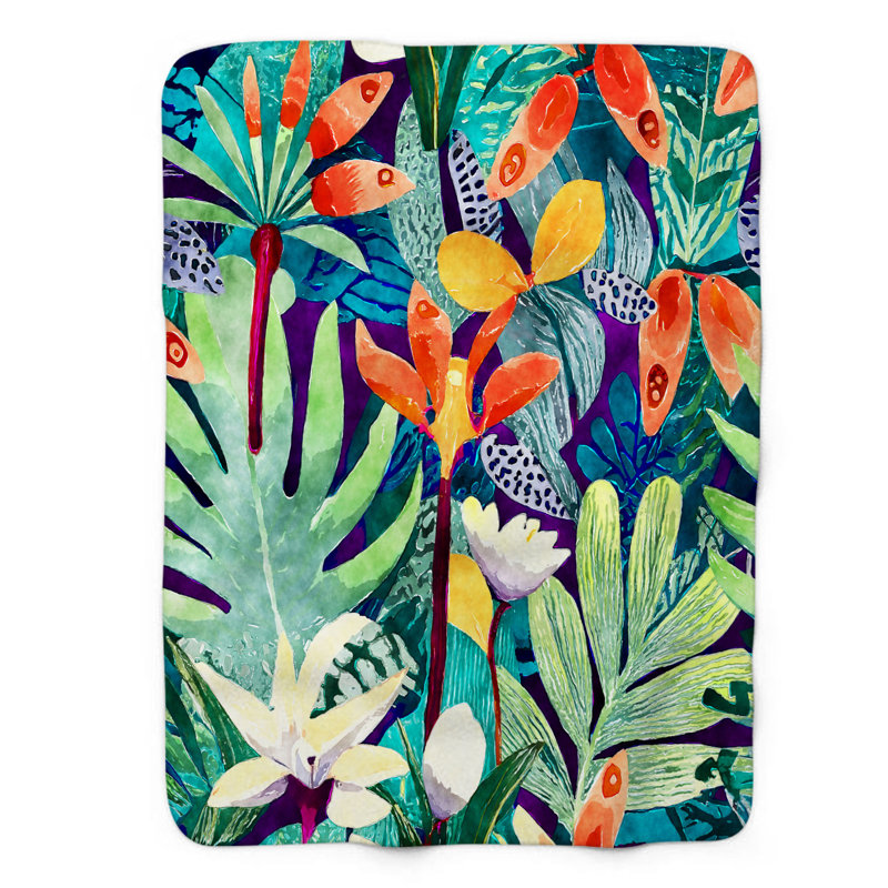Tropical Canopy - 1 Piece Blanket, Twin