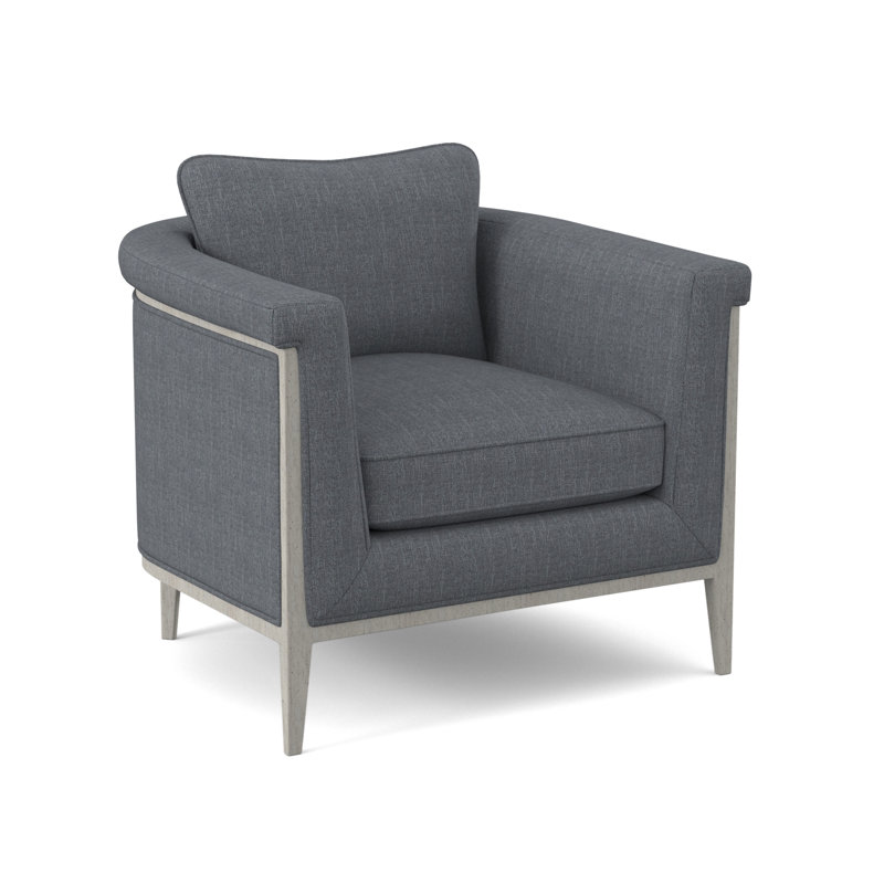Fauteuil demi-tonneau Chalice, Port d'Élise, Bisque
