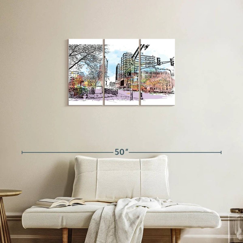 Rorry Fort Wayne Traffic Lights, 20" H x 33" W