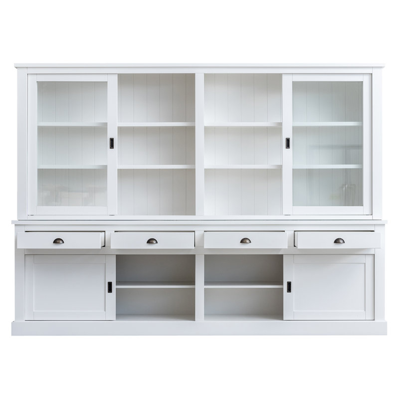 Butler Display Cabinet, White 