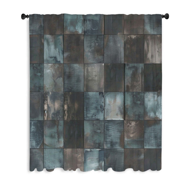 Jaydrien Sheer Curtain Single Panel, 50" W x 84" L
