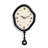 Black Irregular Pendulum Wall Clocks
