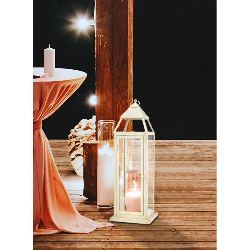 24'' H Metal Tabletop Lantern