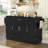 54.3" Sideboard Buffet Cabinet with Storage, 4 Doors & 1 Drawer, Melamine MDF Kitchen Storage with Adjustable Shelves, Aluminum Alloy Handles, Side Shelves & Hanging Rod for Dining Room-128964706