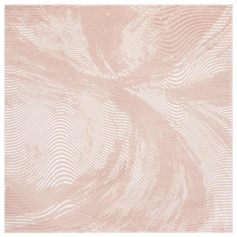 Laris Performance Abstract Rug, Square 6'7" x 6'7"