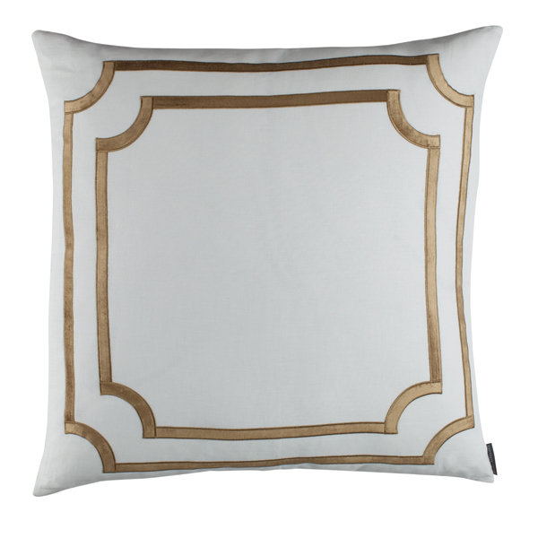 Soho Linen Euro Pillow Cover & Insert, Straw