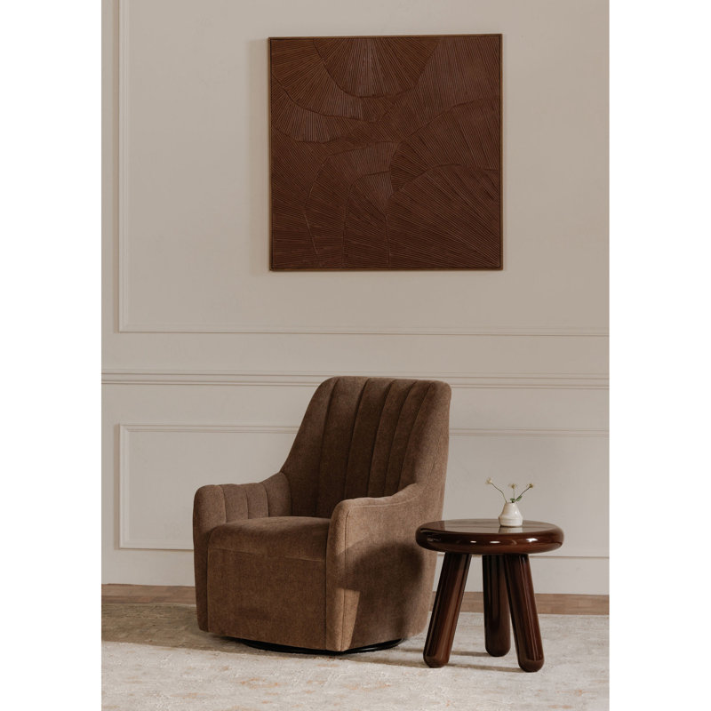 Flutter Painting by Moe's Home Collection, Maroon
