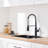 Mondawe Herathena Pull Down Touchless Kitchen Faucet-93488353