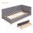 Upholstered Daybed With 2 Storage Drawers-745435109-741380338