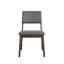Ensemble de 2 chaises d'appoint en velours côtelé et finition noyer gris Seda-1520889450