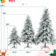 Arbre de Noël - 4 pi, 6 pi, 7,5 pi avec apparence enneigée et 800 modes colorés, 8 modes de clignotement pour une ambiance festive joyeuse-118034497