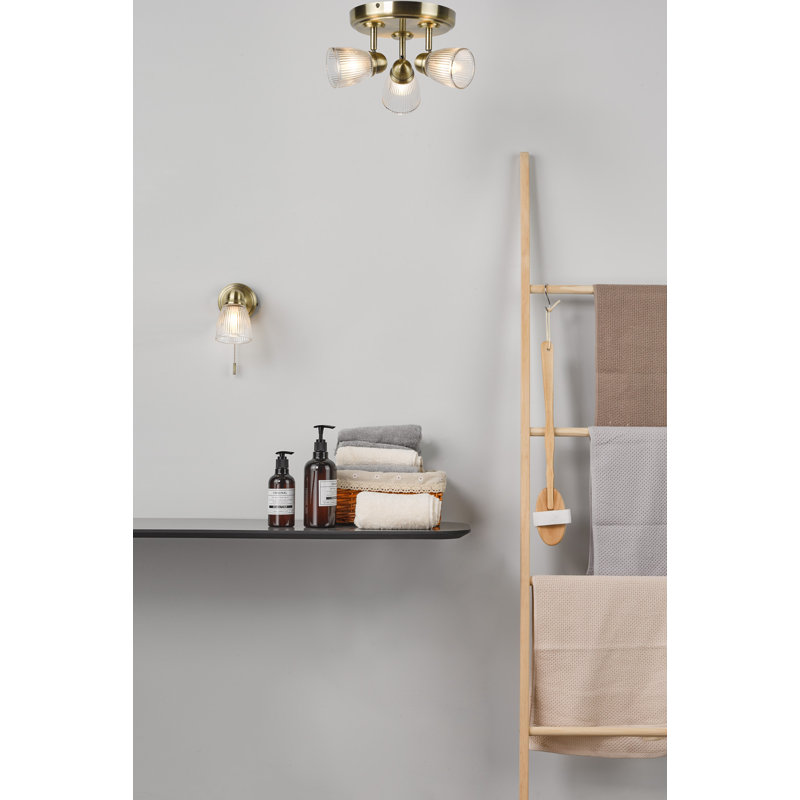 Abdarahman Glass Semi Flush Mount