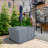 Outdoor Square Dining Table & Chair Set Cover with Umbrella Hole, Heavy Duty Multipurpose Waterproof Outdoor Furniture Cover-282971615-282971593
