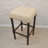 Elegant Ivory 30" Barstool with Carved Twist Legs and Linen Upholstery-19231153-46521155