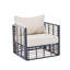 Ensemble de canapé modulaire de patio en métal 7 pièces Modern Minimalist-132686061