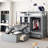 Gray Twin Bunk Bed With Drawers, Wardrobe, Hydraulic And Shelves For Bedroom Storage Flexibility In Built - Lift, Drawers Under Shelving Capacity-2012668780