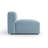 Modular L-Shaped Deep Seat Performance Velvet Sectional Sofa with Ottoman, 3-Seater-463014360