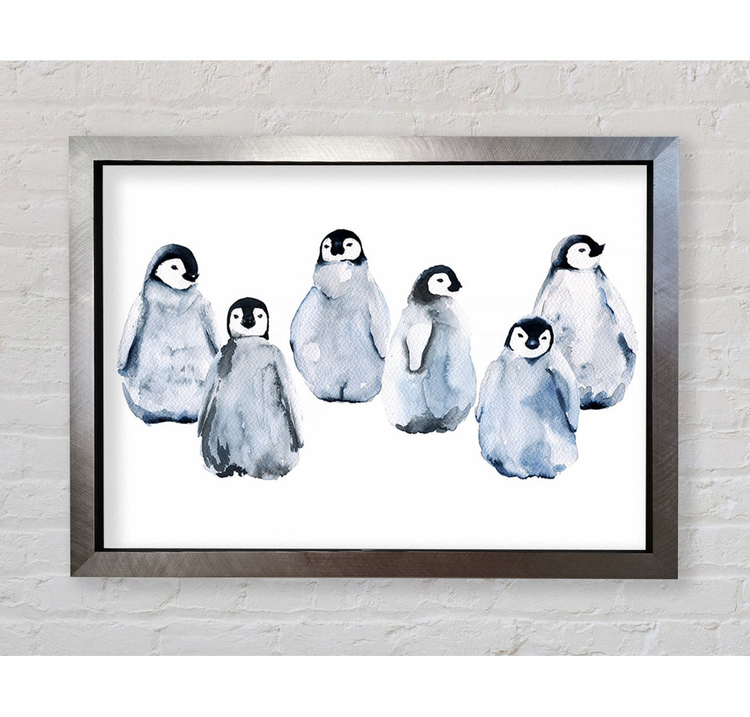 Pinguin Familie - Drucken