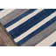 Winston Striped Handmade Tufted Wool Area Rug in Navy/Ivory Rug-1453085886