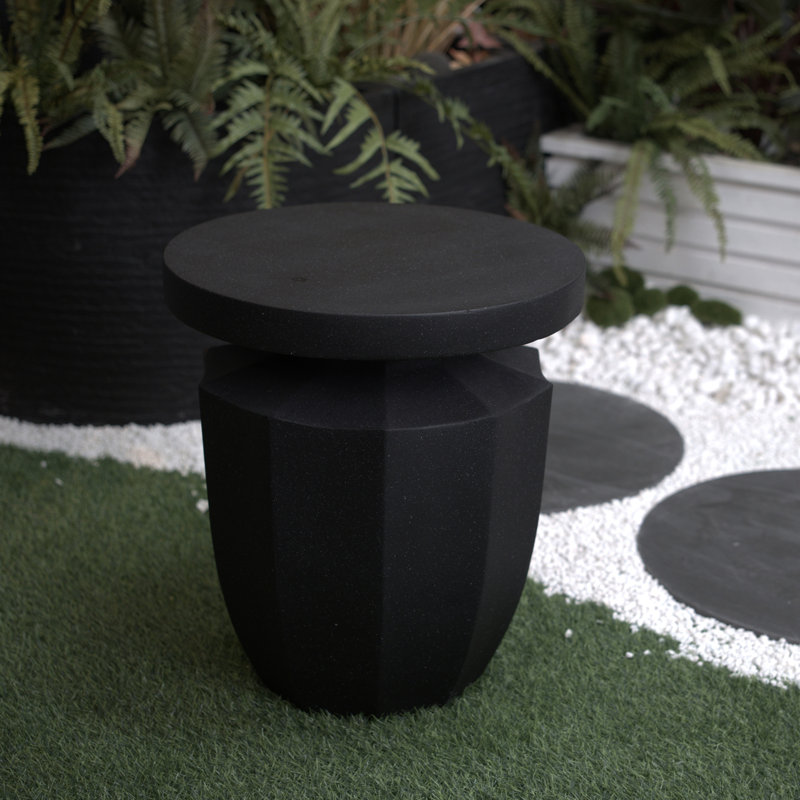 Table d'appoint tambour rustique rustique avec couvercle amovible et rangement spacieux pour le salon ou la chambre à coucher