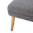 Rectangle Fabric Ottoman Bench Footstool