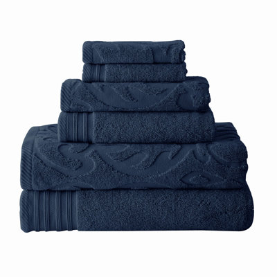 Ensemble de 6 serviettes en coton égyptien