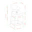 Tabouret de comptoir 24,38 po Jerwin-1031612093