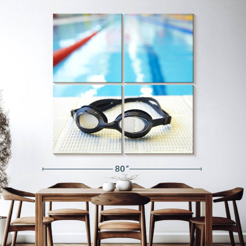 Lunettes de piscine Sireci, H 74 po x l 74 po