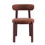 Ensemble de 2 chaises d'appoint incurvées à dossier courbé-654281970-654281931