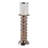 Wood and Metal Pillar Candle Holder with Stacked Ring Design-1359839622