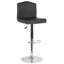 Tabouret de bar à hauteur ajustable avec garniture cloutée en cuir souple Kaitlyne-812217429-911866468