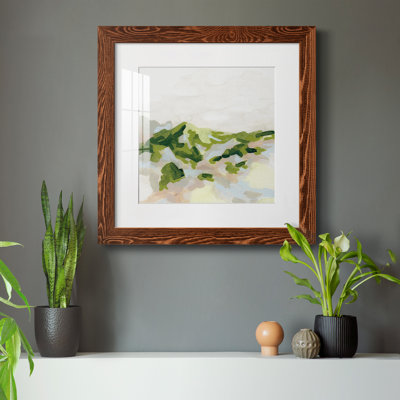 Reproduction encadrée Emerald Hills I-Premium - prête à être accrochée