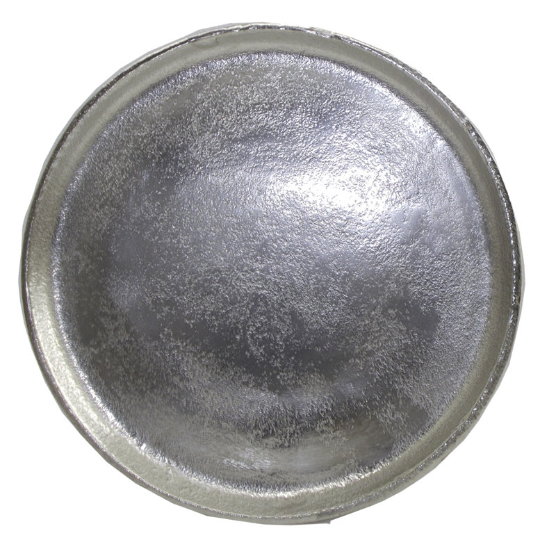 Leboeuf Stainless Steel Charger, 14.2" x 14.2"