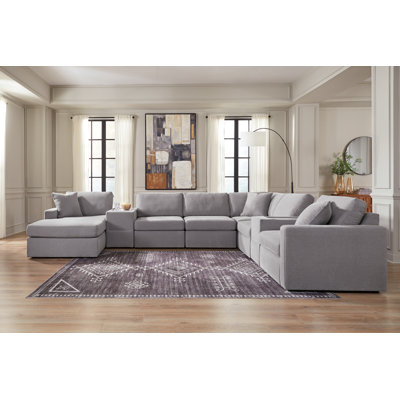 Canapé modulaire 8 pièces avec méridienne Modmax
