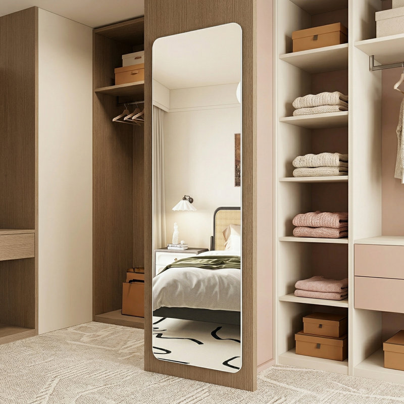 Miroir pleine grandeur sans cadre, 64 po x 19 po