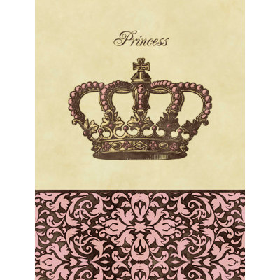 Princesse couronne - reproduction sur toile tendue