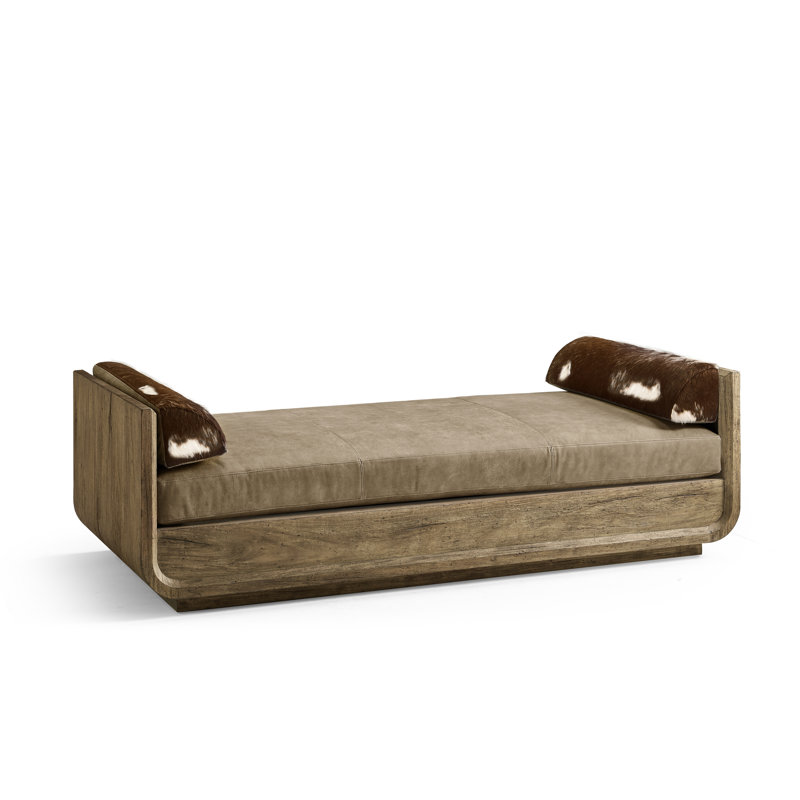 Lit de jour en cuir Stone Hide