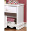 Table de chevet, blanc