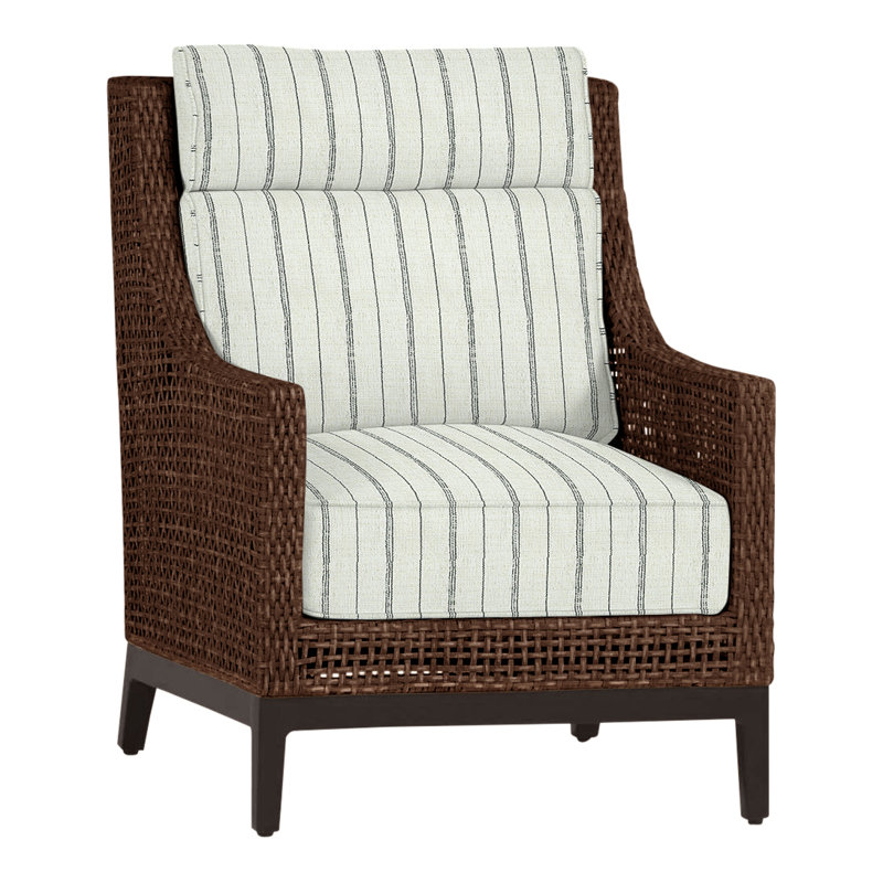 Flâneuse tissée en péninsule - acajou / châtaignier, Acajou / châtaignier, Welt + bourre standard, Verona brume