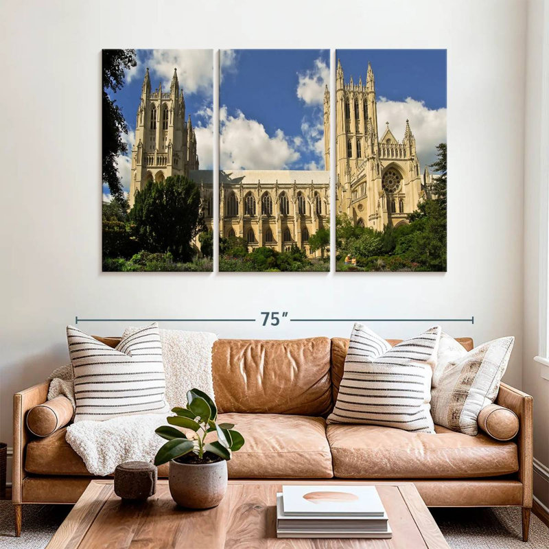 Cathédrale nationale à Washington, H 42 po x l 65 po