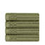 Kleiman Cotton Highly Absorbent Solid and Checkered Border Hand Towel Set-124136595