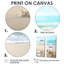 Étoile de mer et coquillages I - décor mural moderne plage 2 panneaux-1049588545-1049588556-1049588546